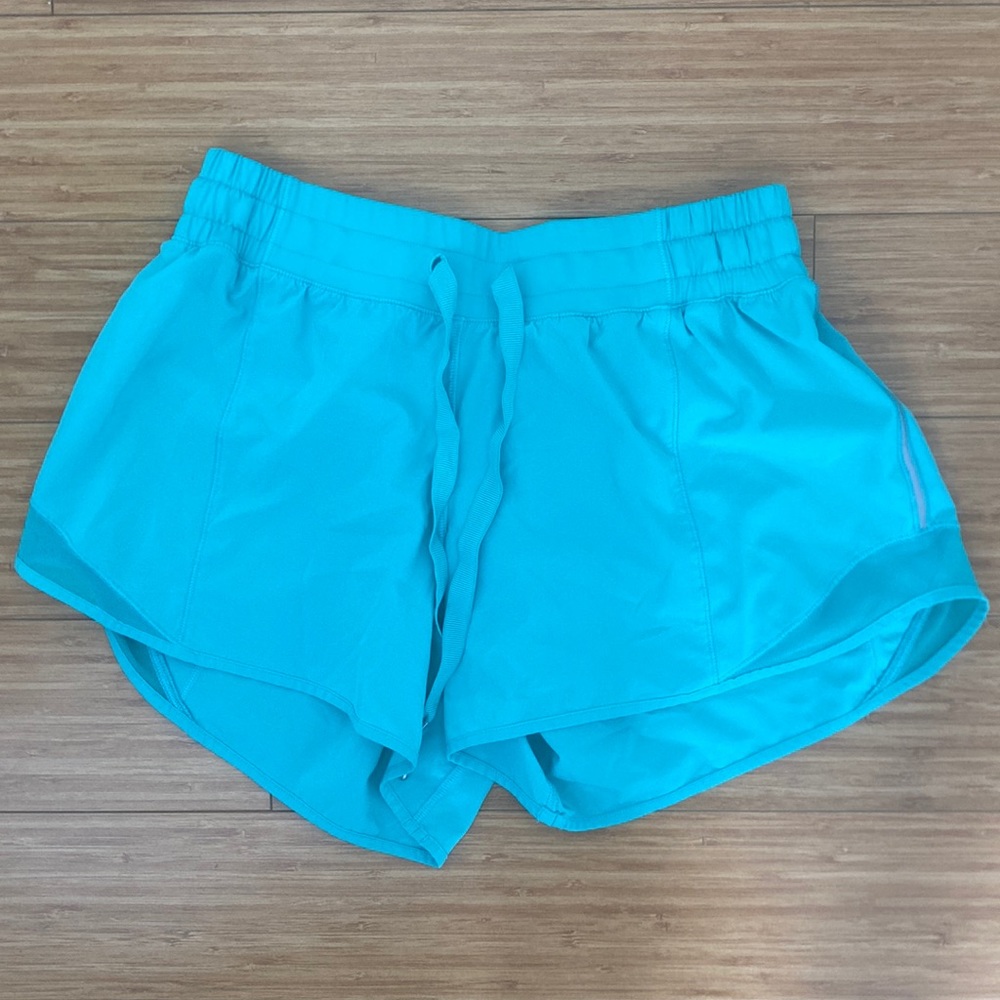 Teal lululemon shorts